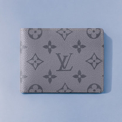 L V GREY MENS WALLET